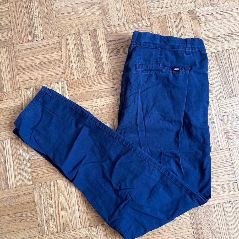 H&M DTWN Navy Chinos